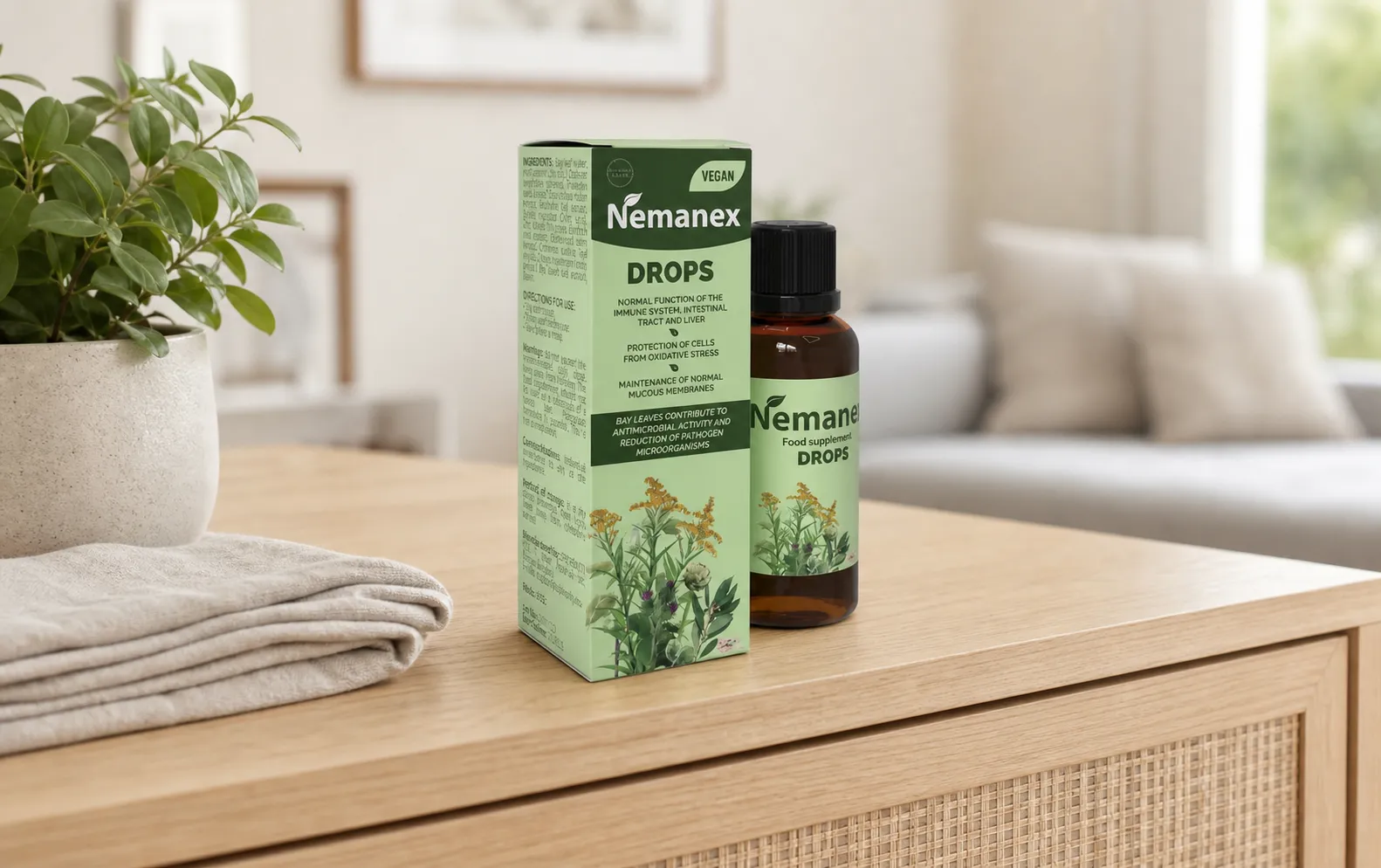 Nemanex Cystitis — opakowanie na co dzień