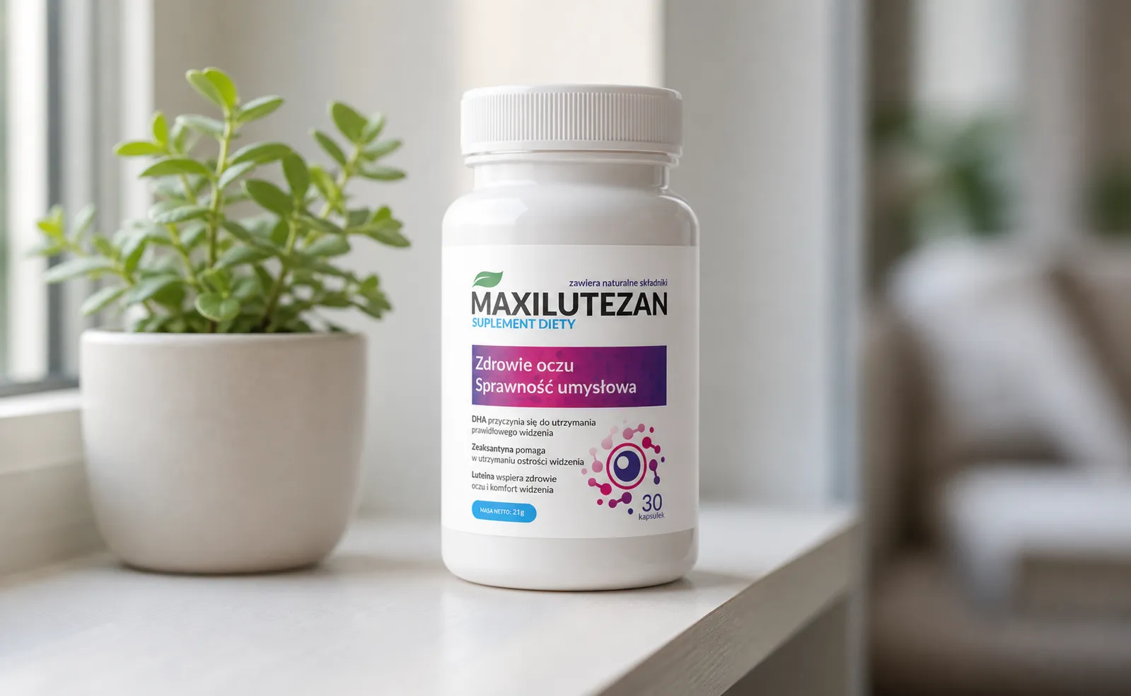 Maxilutezan — opakowanie na co dzień