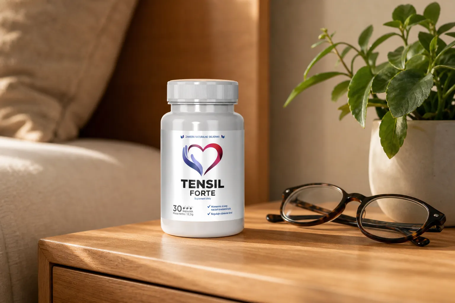 Tensil Forte — opakowanie na co dzień