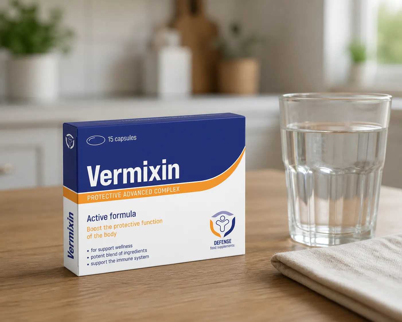 Vermixin — opakowanie na co dzień